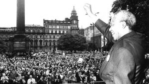 George Square rally